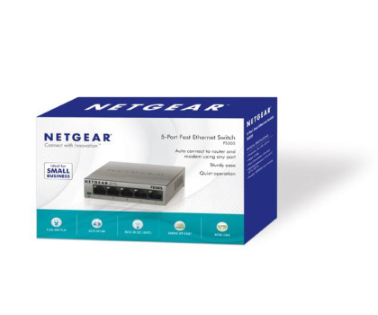 Switch Netgear 5p FS305-100PES (5x10/100Mbit)